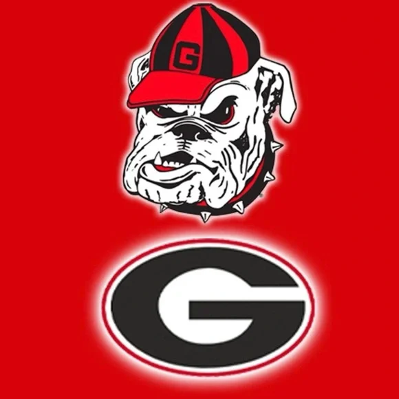 University of Georgia Red Glitter Compact Mirror “G” - Picture 4 of 11